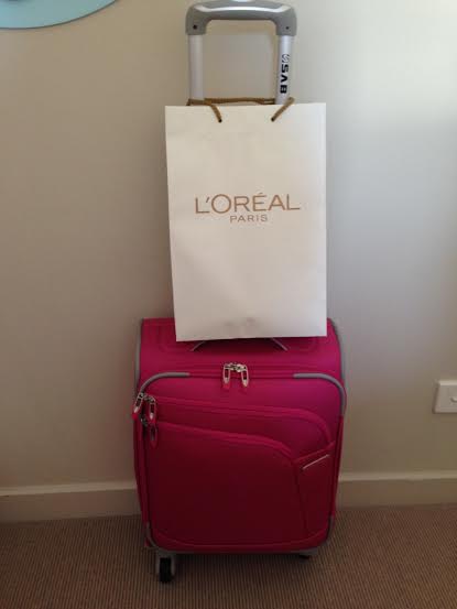 Loreal Gift Bag and Suitcase