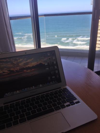 my office at qt hotel gold coast