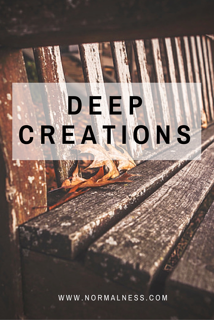 Deep Creations - What level of creative writing do you really do as a blogger?