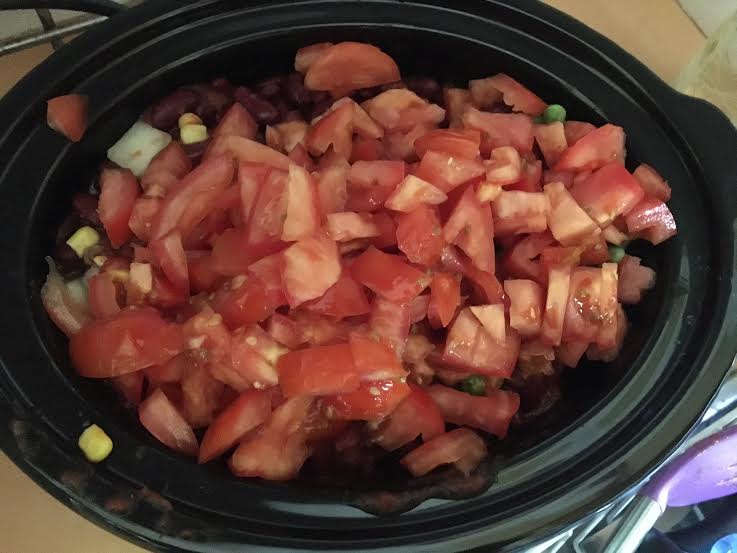Tomato for slow cooker beef chilli