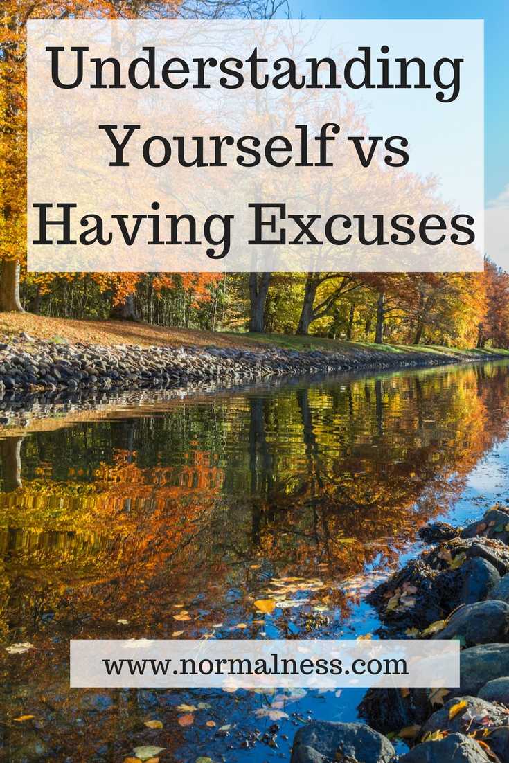 Understanding Yourself vs Having Excuses