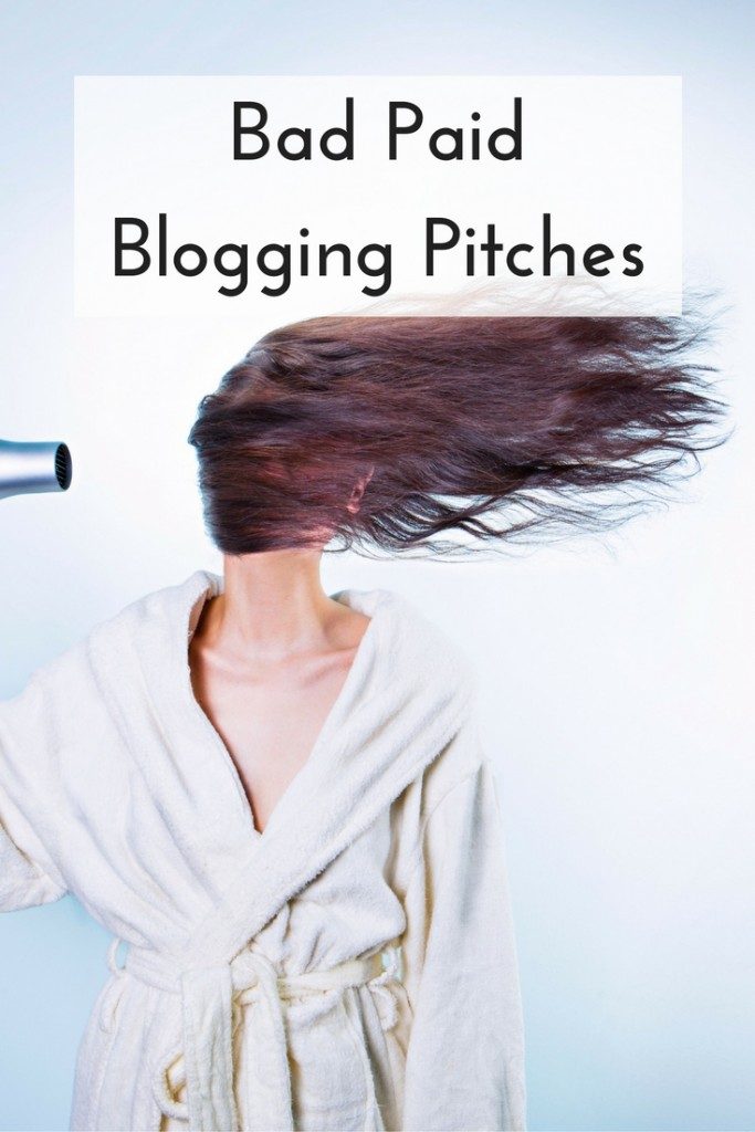 Bad Paid Blogging Pitches