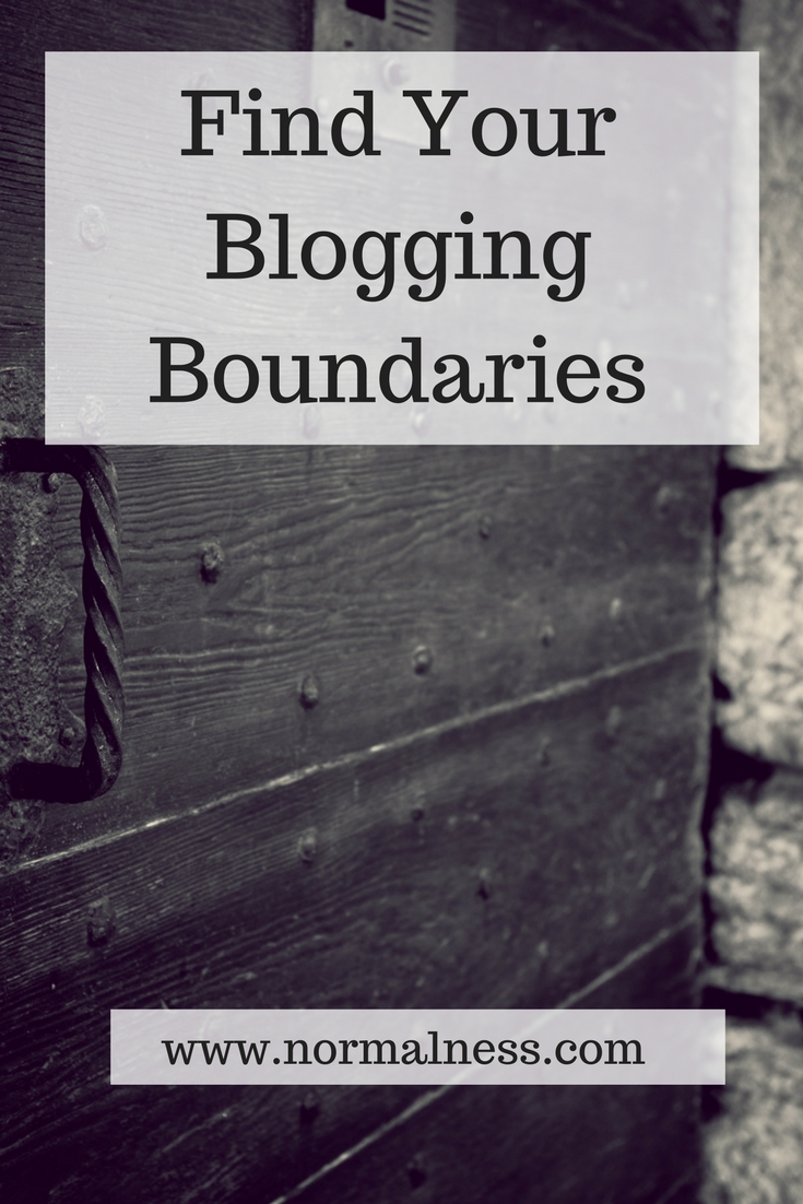 Find Your Blogging Boundaries