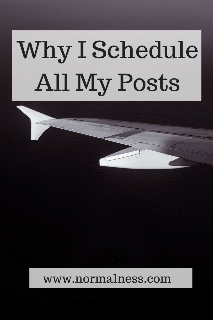 Why I Schedule All My Posts