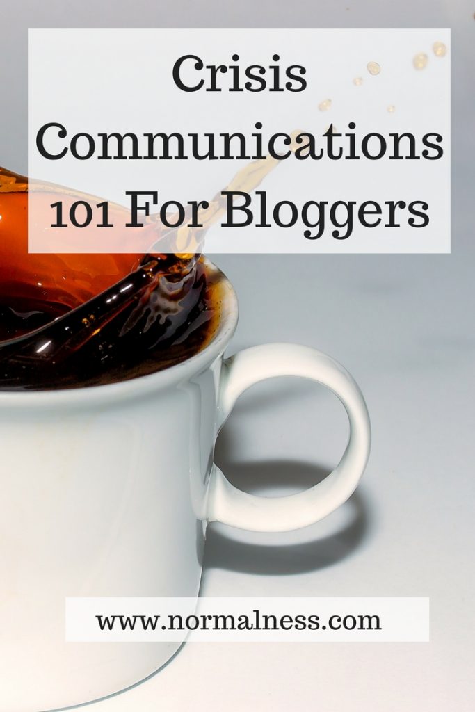 Crisis Communications 101 For Bloggers