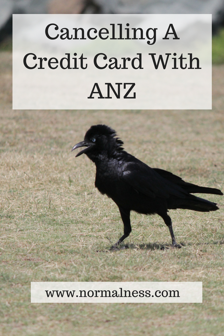 Cancelling A Credit Card With ANZ