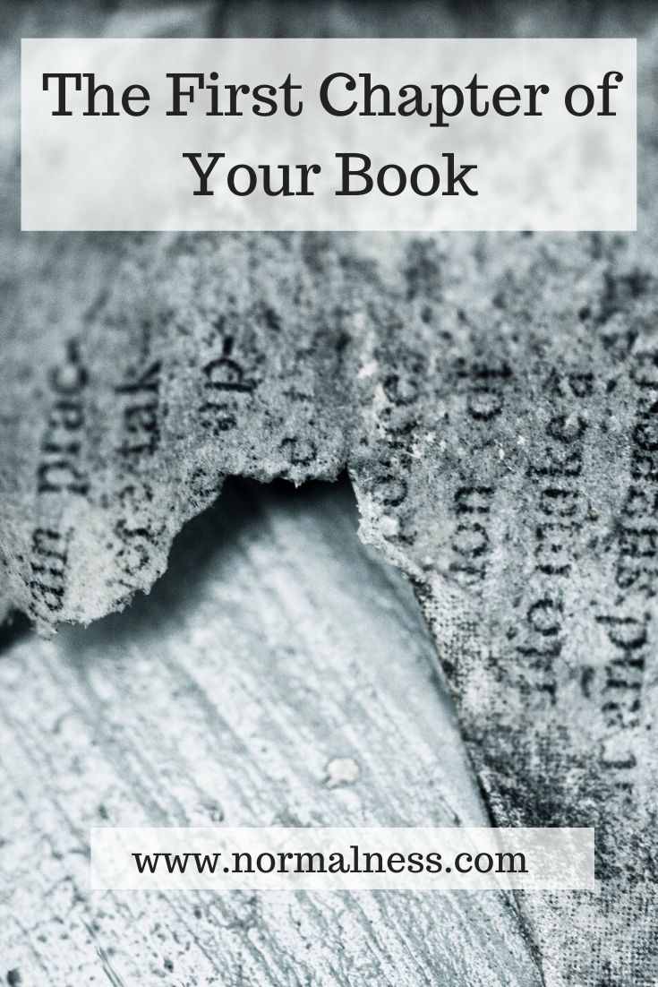 The First Chapter of Your Book