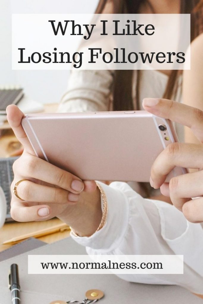 Why I Like Losing Followers