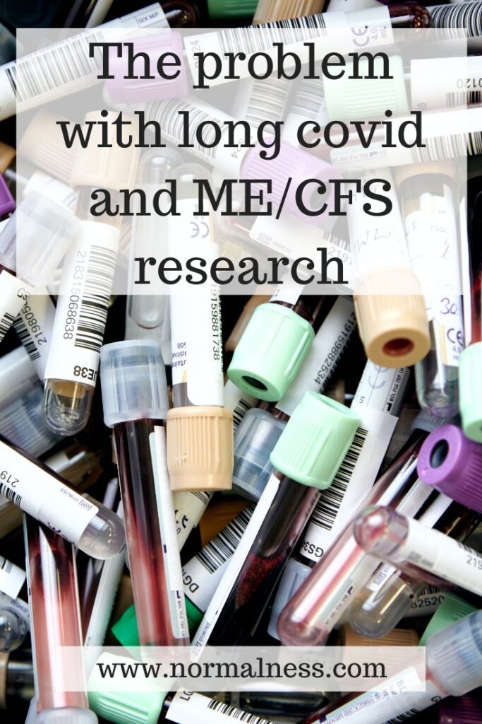 The problem with long covid and ME CFS research