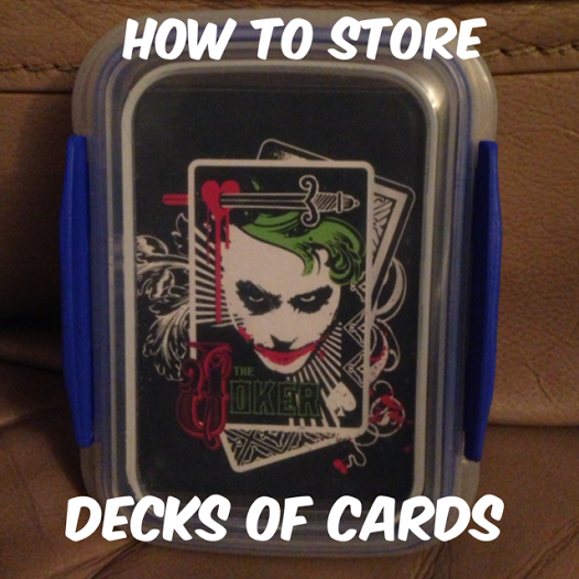 How To Store Decks of Cards