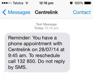 Centrelink Monday