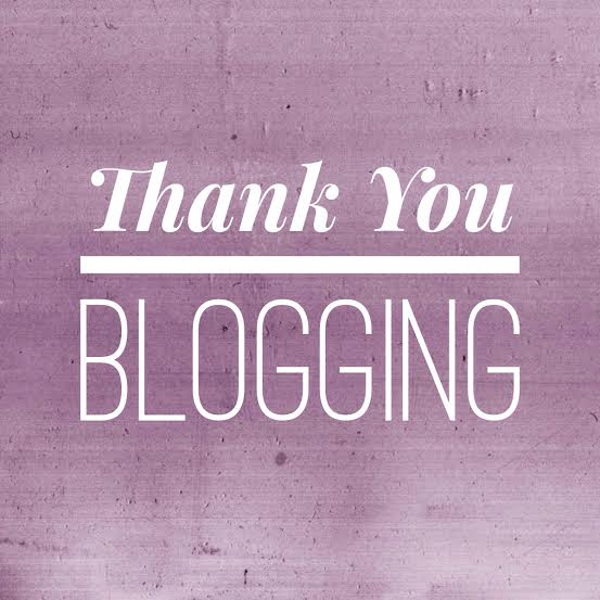 Thank You Blogging